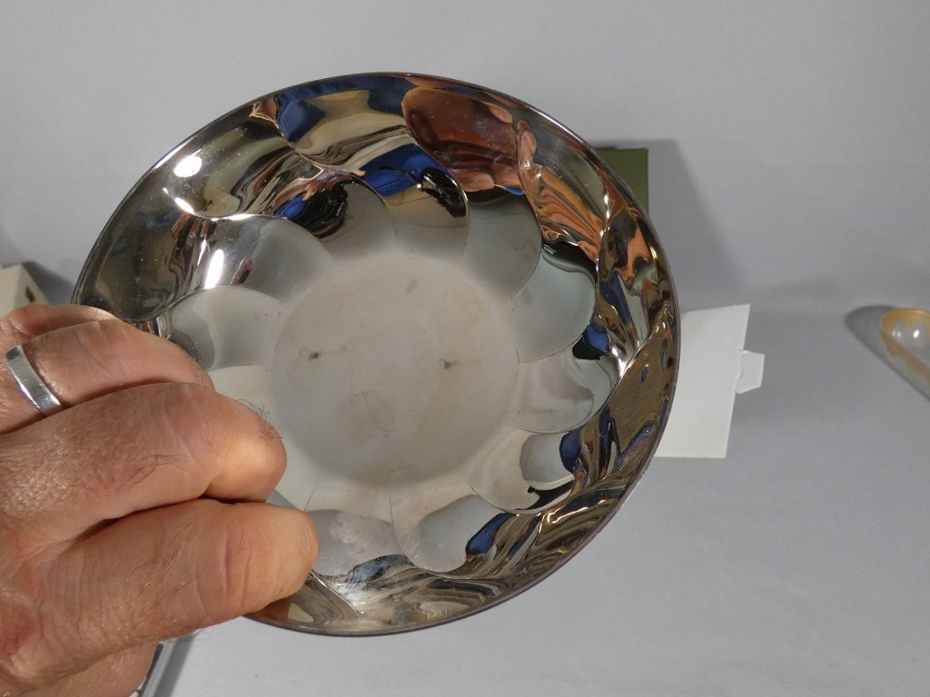 Christofle Twists, Empty Pocket Centerpiece In Silver Metal-photo-1