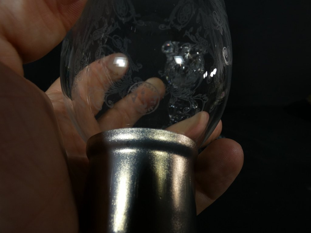 Baccarat Twisted Bamboo, Molded And Engraved Crystal Tealight Holder-photo-1