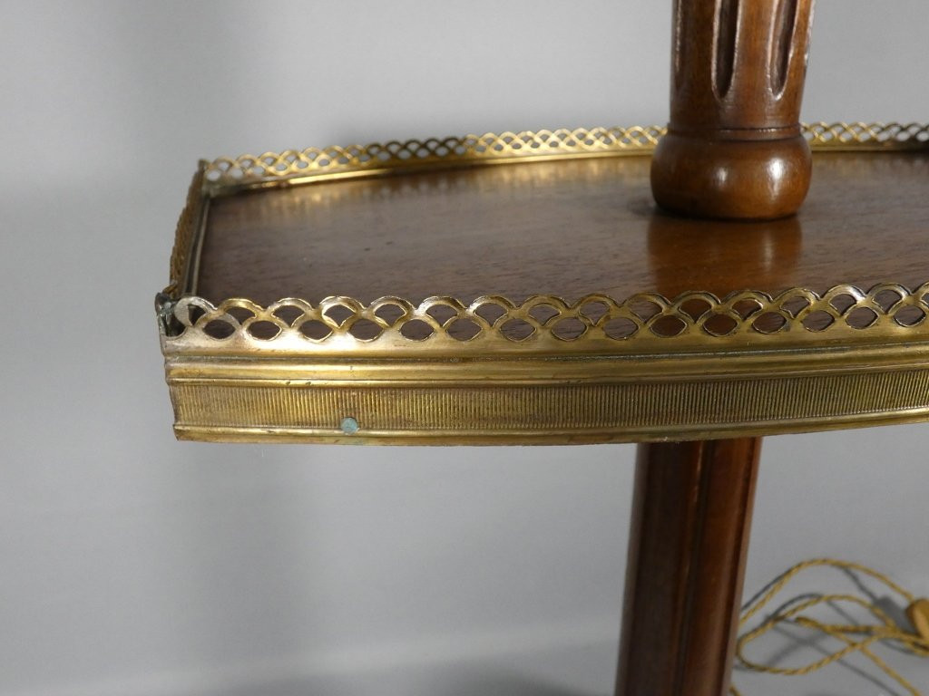Louis XVI Style Mahogany Reading Light Stand, 19th Century-photo-4