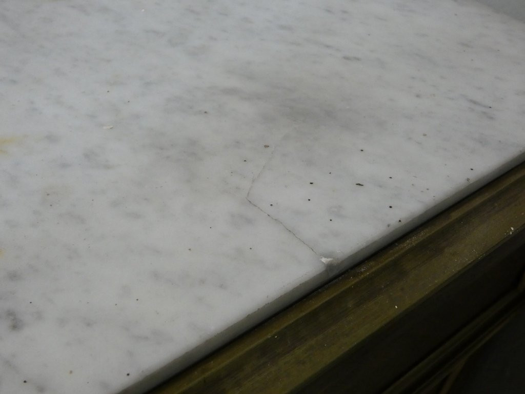 Buffet à hauteur d'appui Napoléon III en palissandre et marqueterie de laiton, XIX è-photo-5