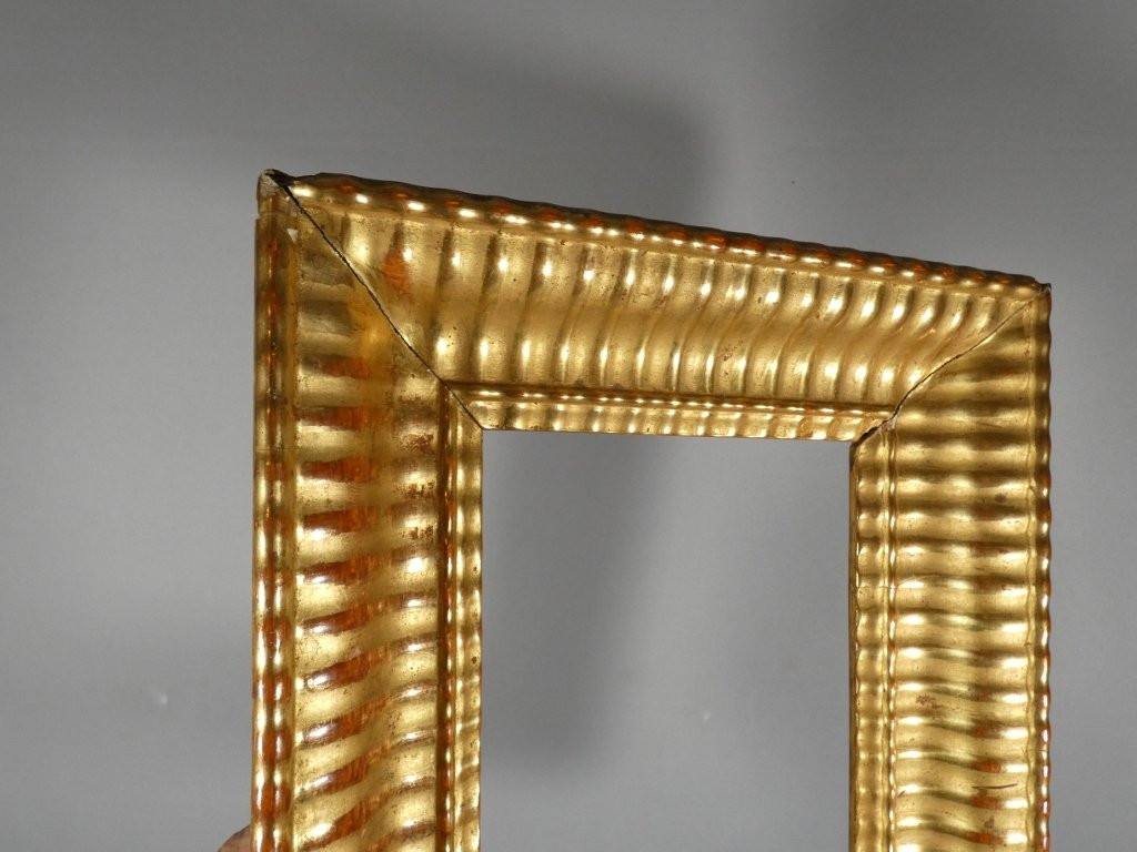 Louis Philippe Giltwood Channel Frame, 19th Century-photo-1