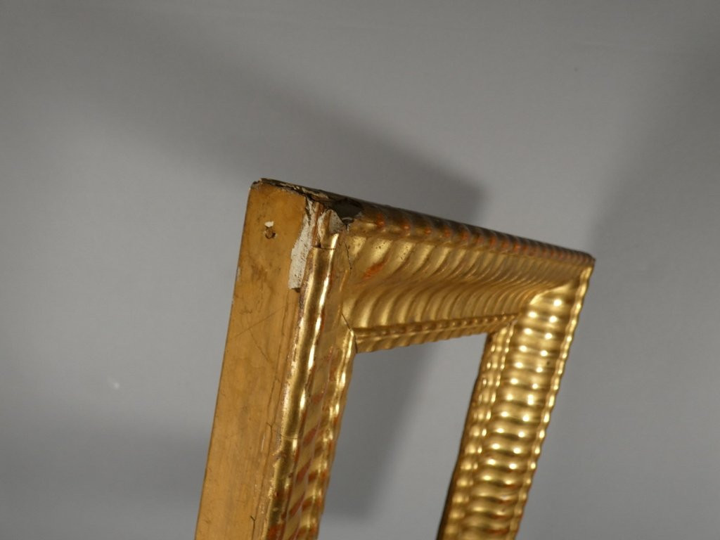 Louis Philippe Giltwood Channel Frame, 19th Century-photo-2
