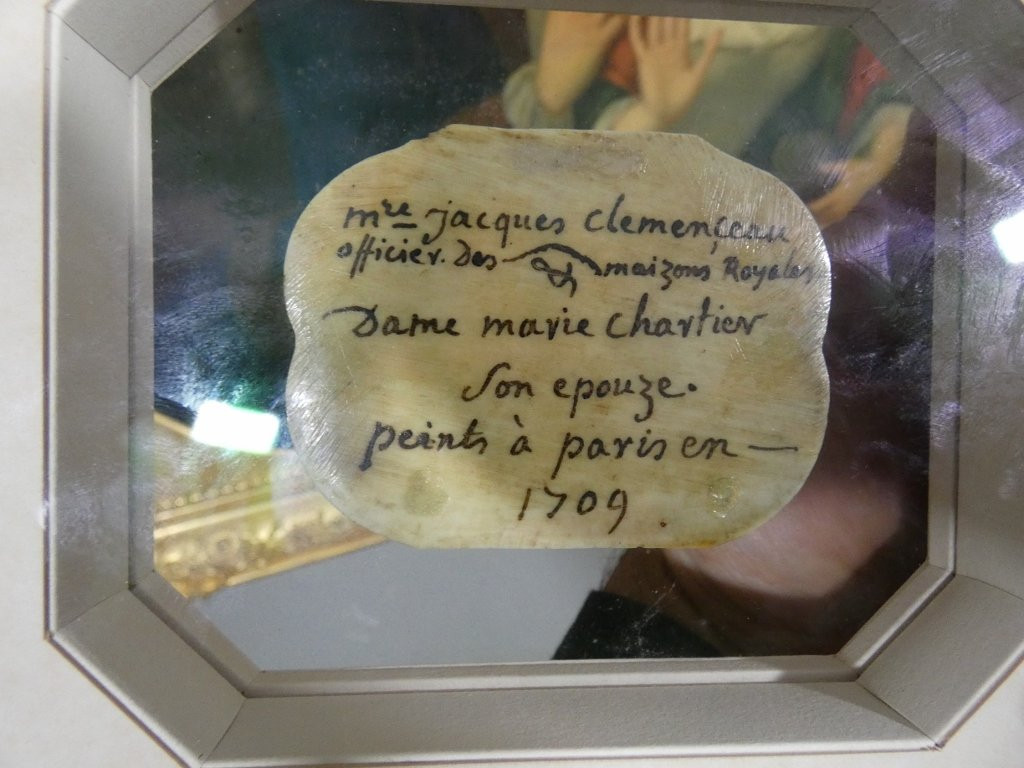 Portrait Of Jacques Clemenceau And His Wife, Gentleman Of The Household Of The Prince Of Condé-photo-7