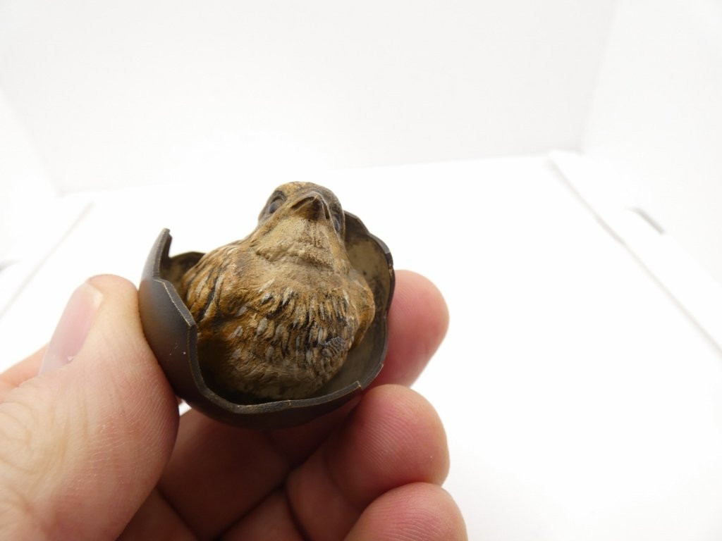 Vienna Bronze, Bird Emerging From Its Shell, 19th Century-photo-4