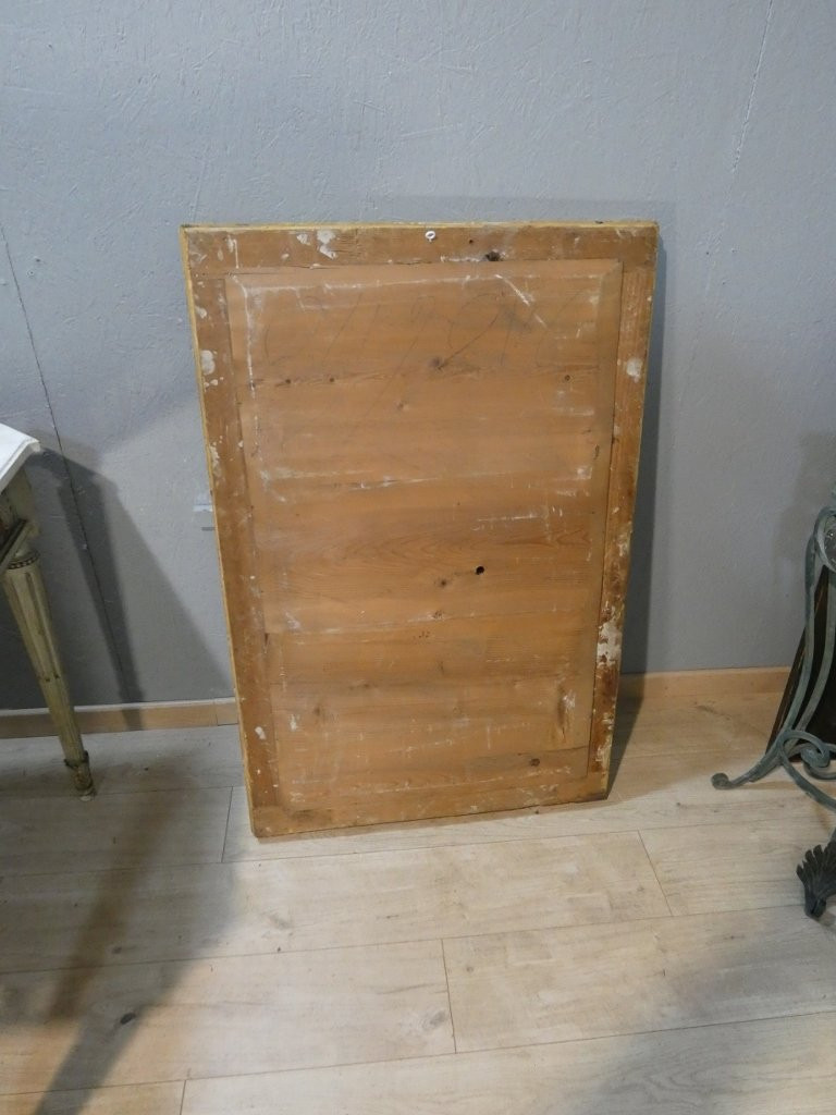 Empire Period Mirror In Wood And Gilded Stucco With Mercury Glass, Early 19th Century-photo-8