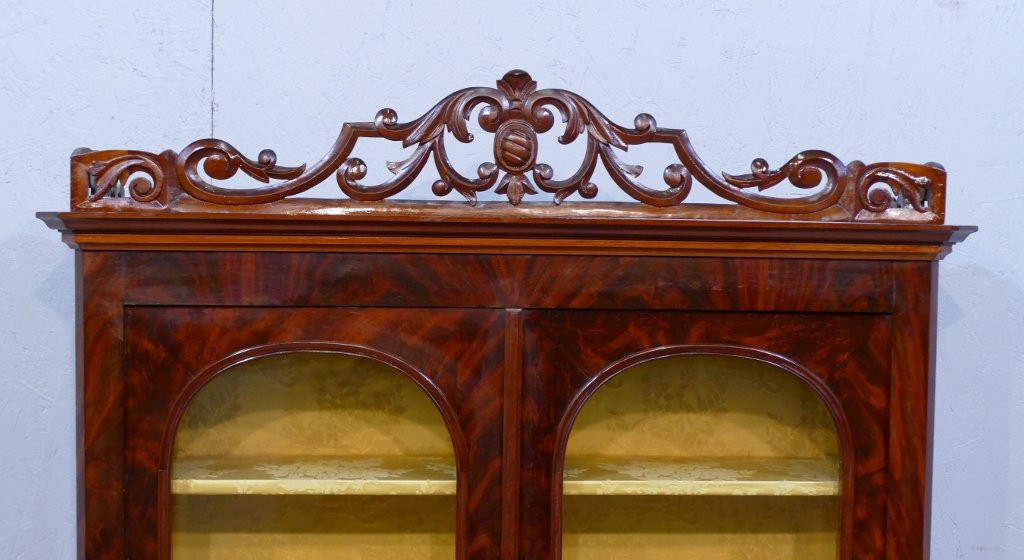Display Cabinet, Table, Solid Mahogany And Veneer, Louis Philippe Period, Circa 1840 -photo-2