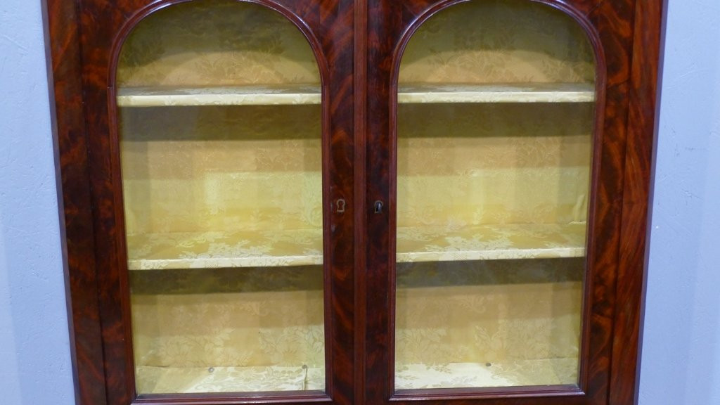 Display Cabinet, Table, Solid Mahogany And Veneer, Louis Philippe Period, Circa 1840 -photo-3