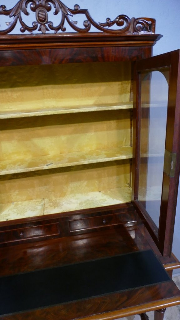 Display Cabinet, Table, Solid Mahogany And Veneer, Louis Philippe Period, Circa 1840 -photo-5