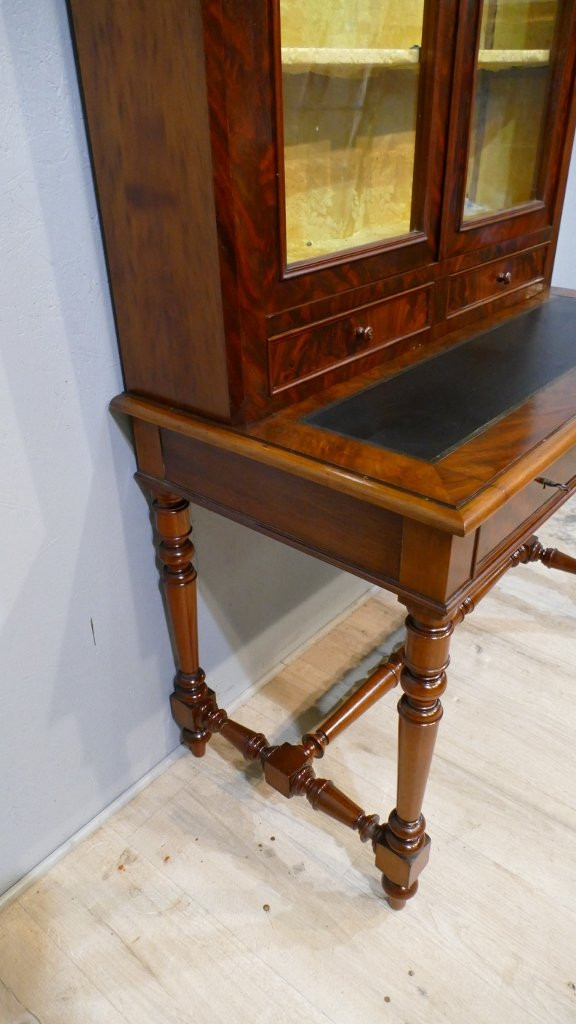 Display Cabinet, Table, Solid Mahogany And Veneer, Louis Philippe Period, Circa 1840 -photo-6