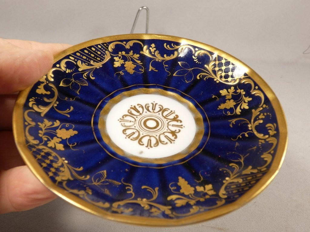 Tasse de collection d'époque Restauration peinte à la main , manufacture Pochet Deroche-photo-5