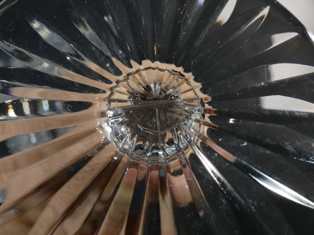 Saint Louis Crystal, Tacite Model, 6 Cut Crystal Champagne Flutes-photo-1