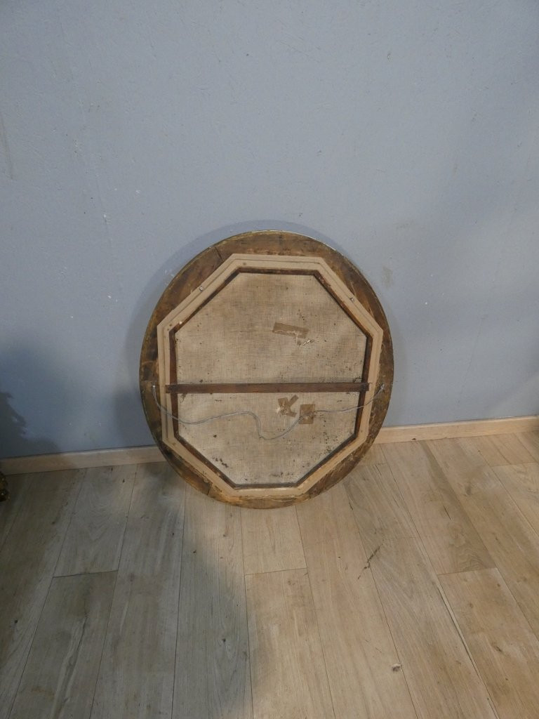 Large 19th-century Pastel Portrait Of A Man With Glasses, Dated 1868, Signed F. Laffargue, Giltwood Frame-photo-8