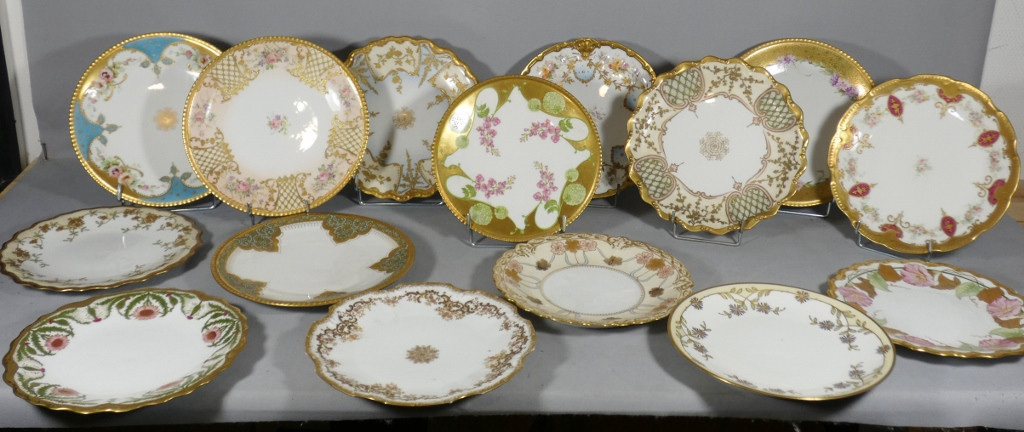 Collection Of 15 Hand-painted Decorative Limoges Porcelain Plates, Sold Individually