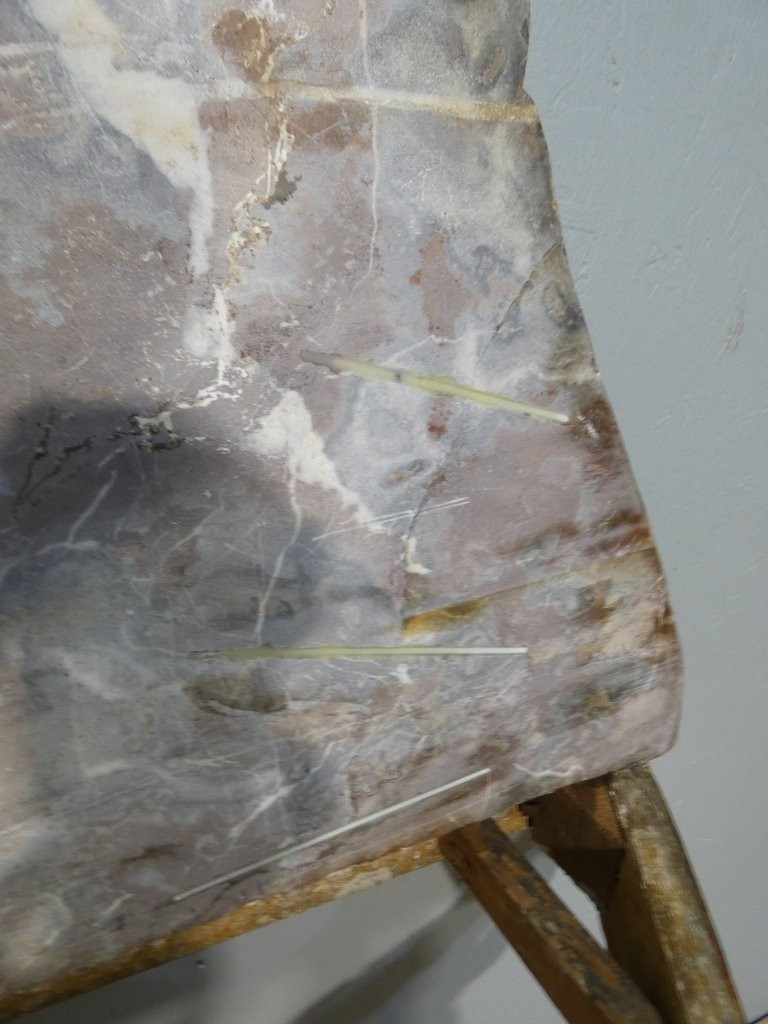 Carved And Gilded Wooden Console Table From The Early Louis XVI Period, 18th Century-photo-8