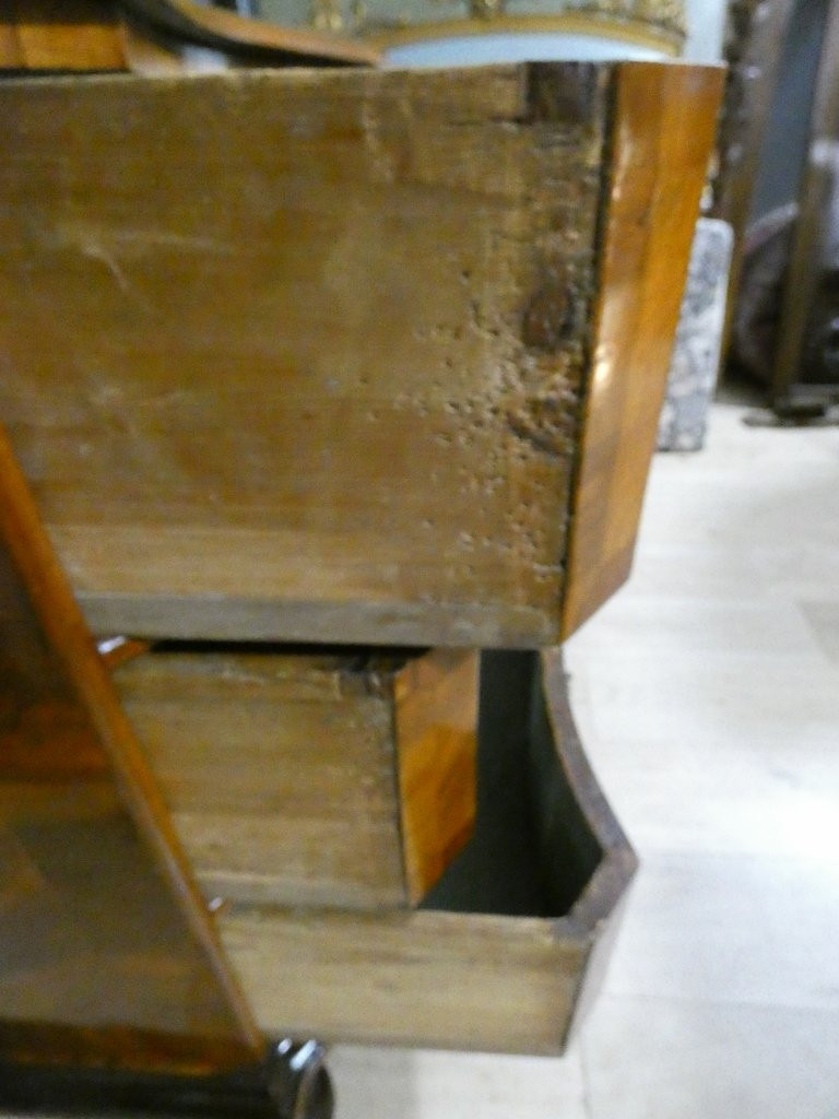 Louis XIV Commode In Walnut And Marquetry, Early 18th Century-photo-7