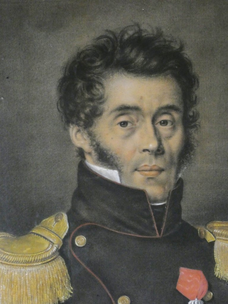 Portrait du général baron Joseph François Fririon, 48e régiment d'infanterie Artois, début XIX-photo-2
