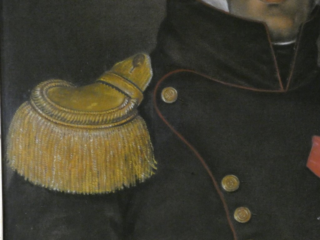 Portrait du général baron Joseph François Fririon, 48e régiment d'infanterie Artois, début XIX-photo-1