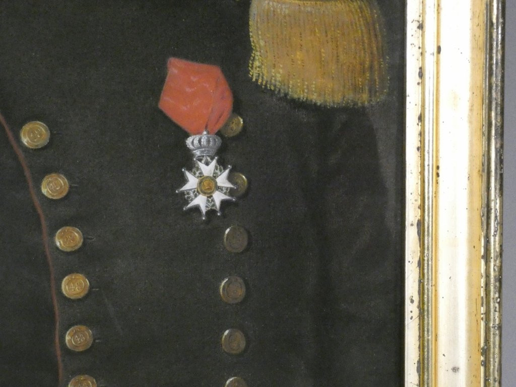 Portrait du général baron Joseph François Fririon, 48e régiment d'infanterie Artois, début XIX-photo-2