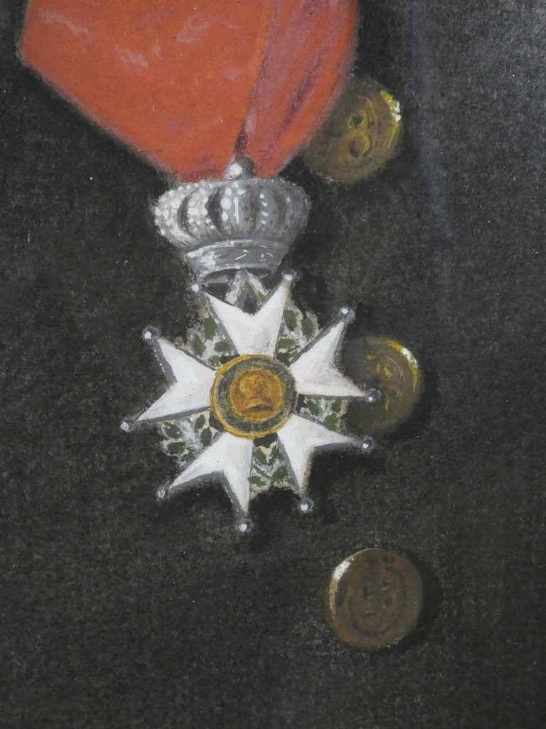 Portrait du général baron Joseph François Fririon, 48e régiment d'infanterie Artois, début XIX-photo-4