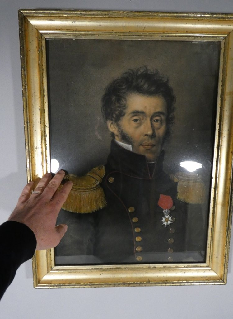 Portrait du général baron Joseph François Fririon, 48e régiment d'infanterie Artois, début XIX-photo-5