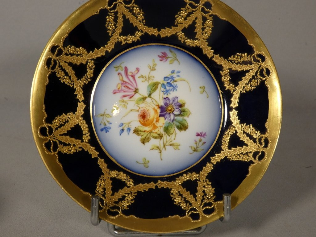 Abel Golse (1844-1937), Hand-painted Porcelain And Gold Collector's Cup-photo-5