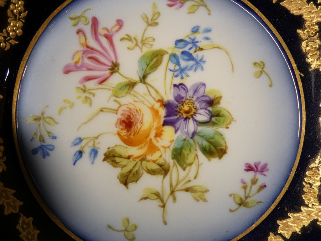 Abel Golse (1844-1937), Hand-painted Porcelain And Gold Collector's Cup-photo-6