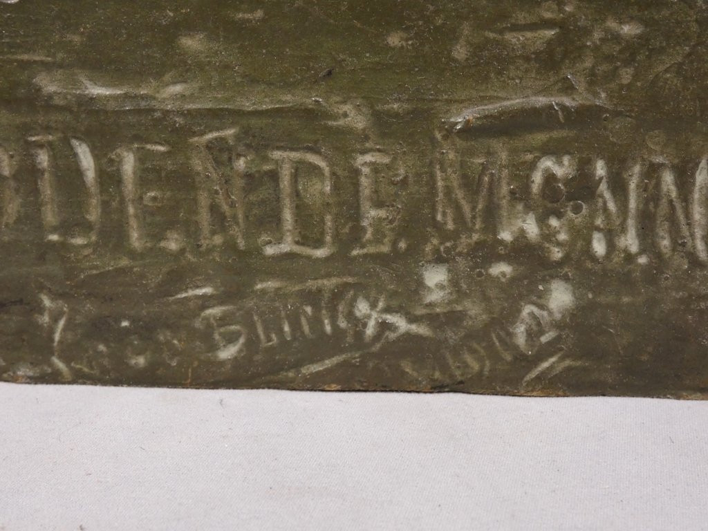 Théo Blickx (1875-1963), Bronze Sculpture, The Monk At Prayer-photo-2