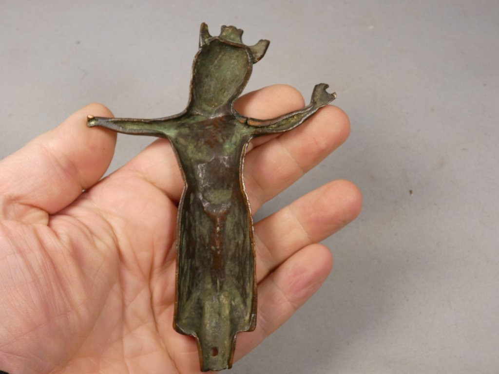 Limoges 13th Century, Champlevé Enamelled Copper Christ, Enamel, Enamels, Middle Ages-photo-1