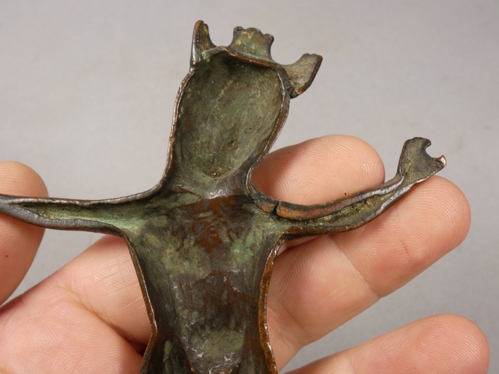 Limoges 13th Century, Champlevé Enamelled Copper Christ, Enamel, Enamels, Middle Ages-photo-2