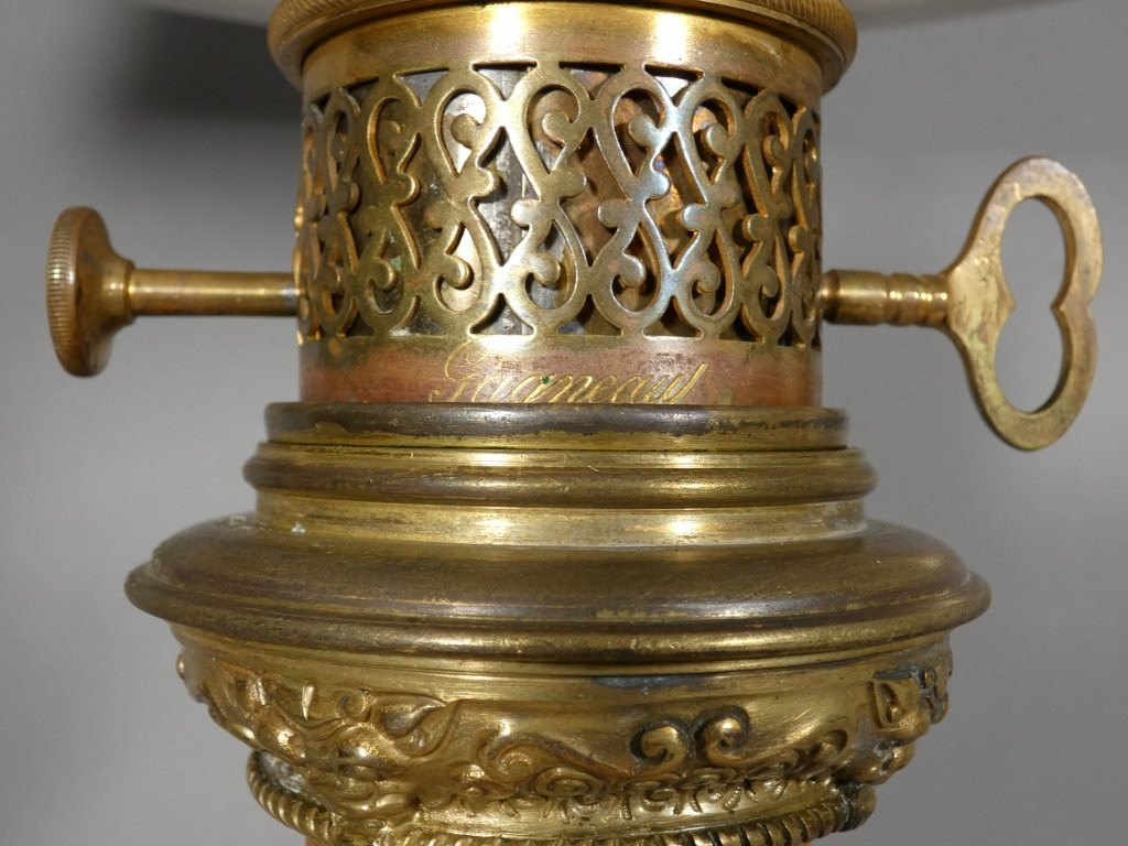 Satsuma et Gagneau Paris, lampe en porcelaine japonaise, époque XIX ème siècle-photo-6