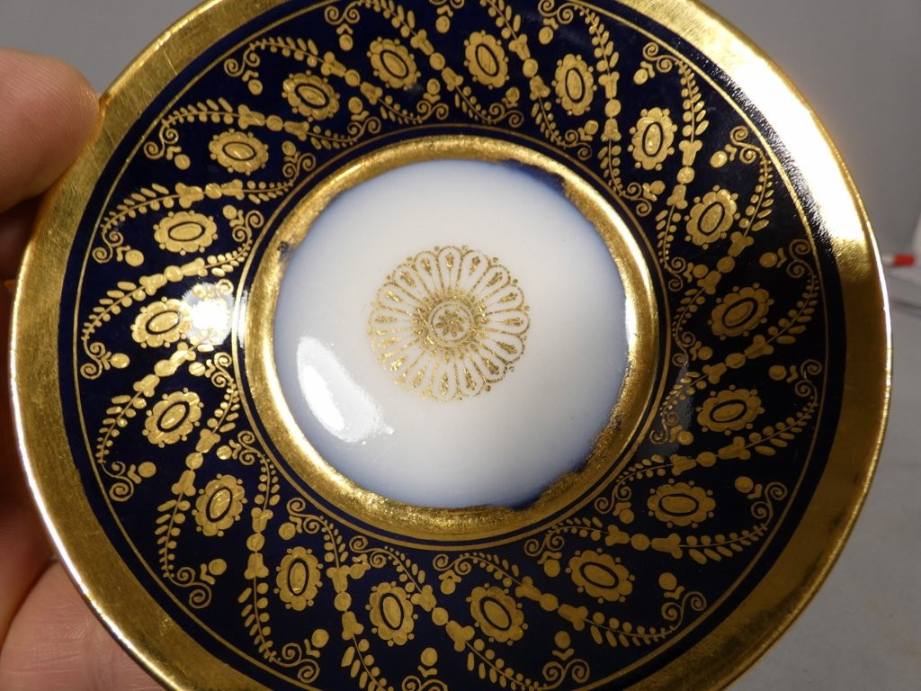 Schoelcher, tasse litron de collection en porcelaine de Paris époque Empire, début XIX ème-photo-4