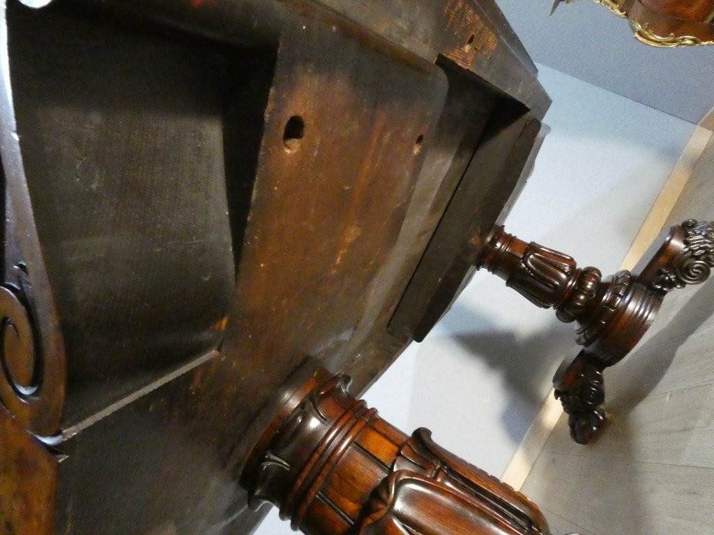 Rosewood Dining Or Library Table, England Early 19th Century-photo-7