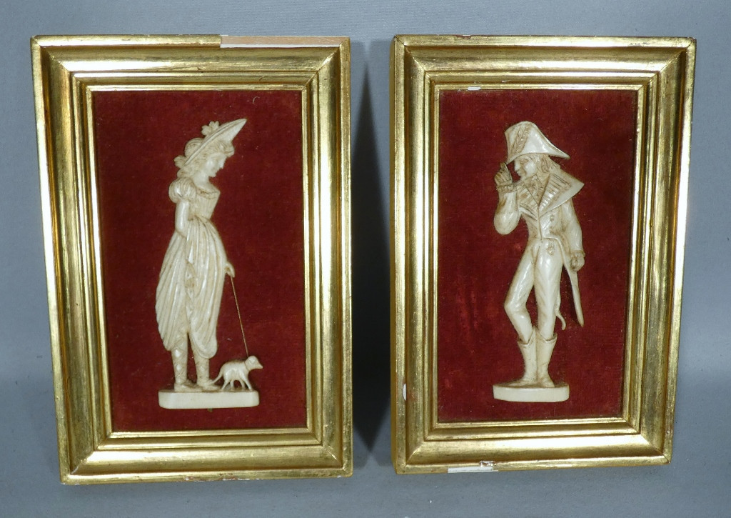 Incroyable et merveilleuse, paire de profils de style Directoire, époque début XX ème