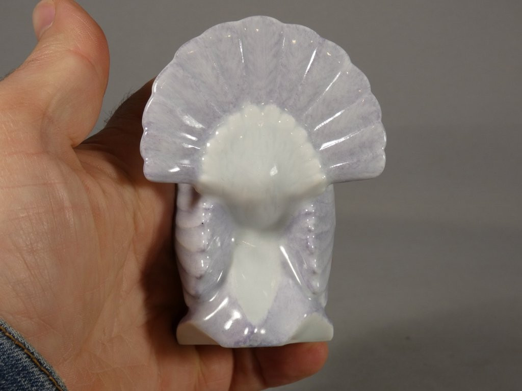 Le dindon par Haviland, statuette animalière en porcelaine de Limoges-photo-2