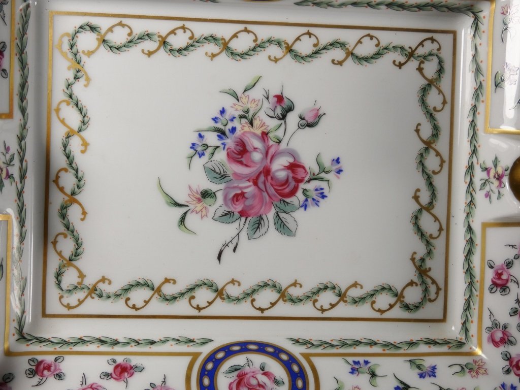 Haviland Louveciennes, Trianon-style Porcelain Pocketknife, Limoges-photo-1