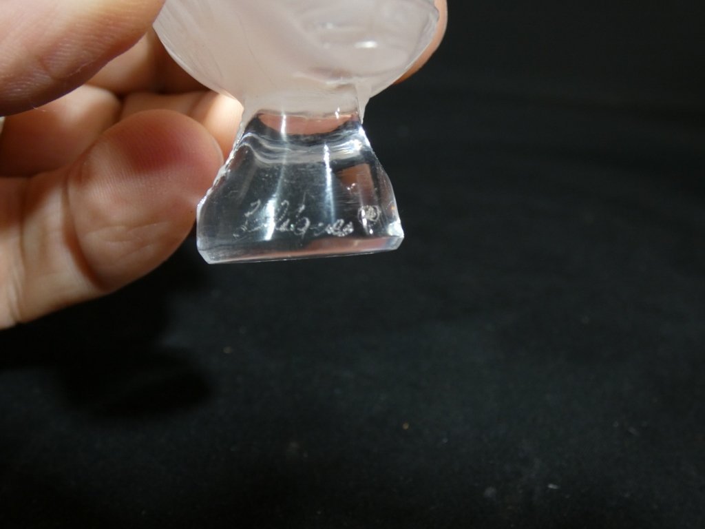 Lalique, statuette perdrix en cristal satiné-photo-1