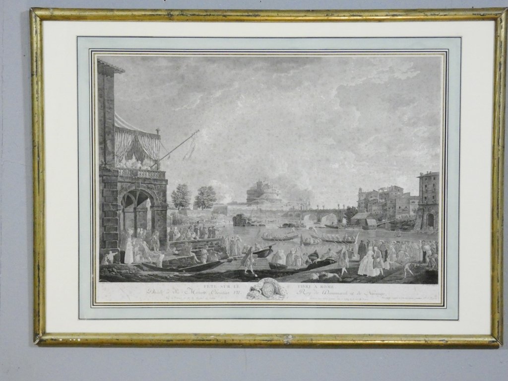 Very Large 18th-century Engraving, 