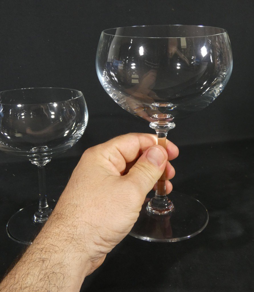 Saint Louis, Set Of Two Crystal Tasting Glasses, 60cl-photo-3