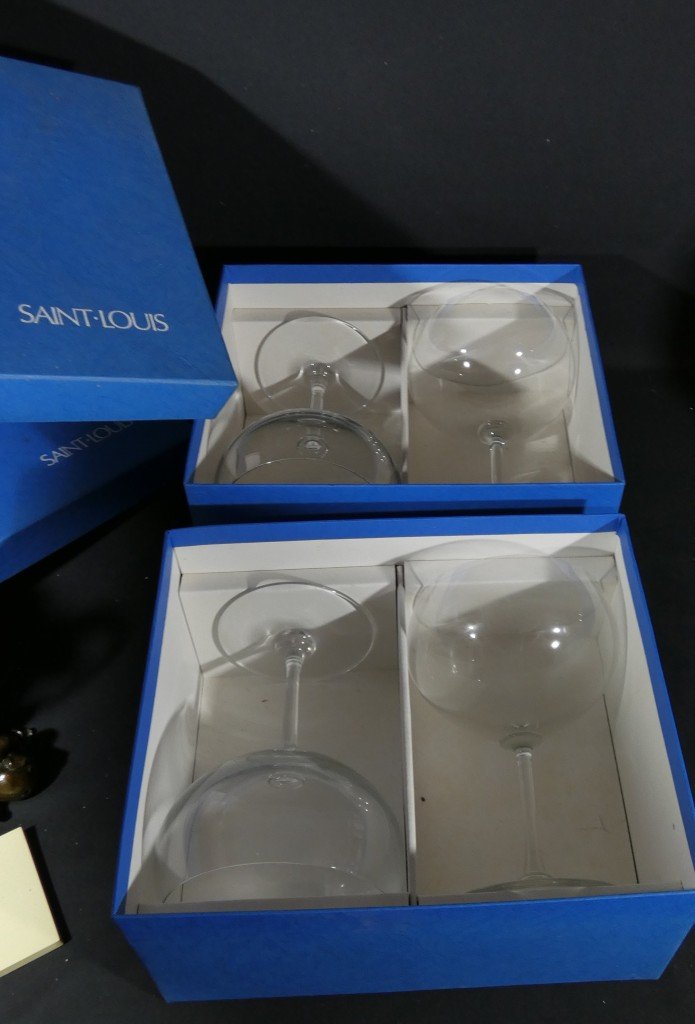 Saint Louis, Set Of Two Crystal Tasting Glasses, 60cl-photo-6