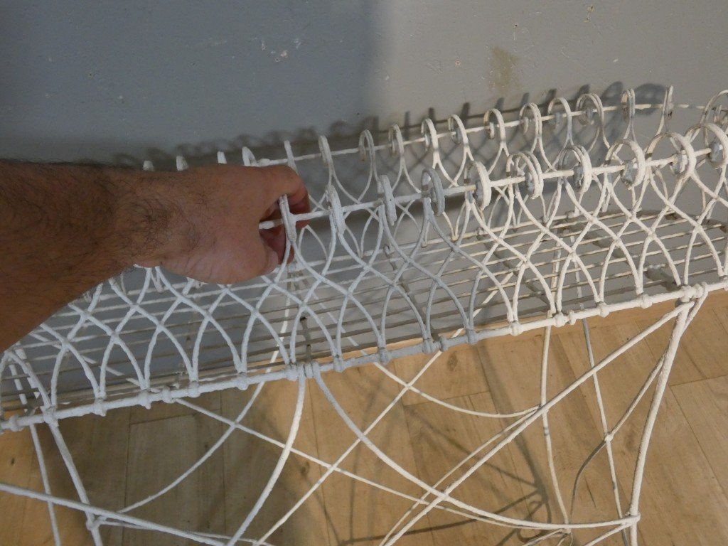 Napoleon III-style Planter Made Of Woven Wire In A Basket Design, Late 19th Century-photo-4