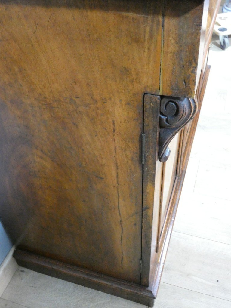 Toute petite enfilade anglaise en acajou -  époque XIX ème, buffet-photo-3