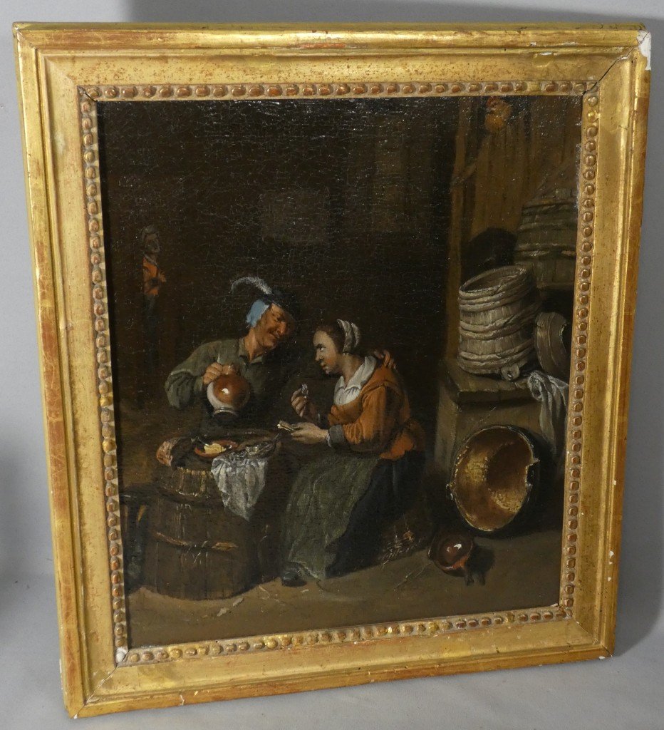 Cabaret Scene – 18th-century Northern School, In The Style Of David Teniers