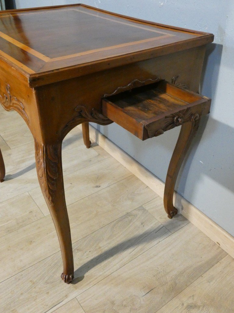 Louis XV-era Mahogany Backgammon Table – 18th Century -photo-4