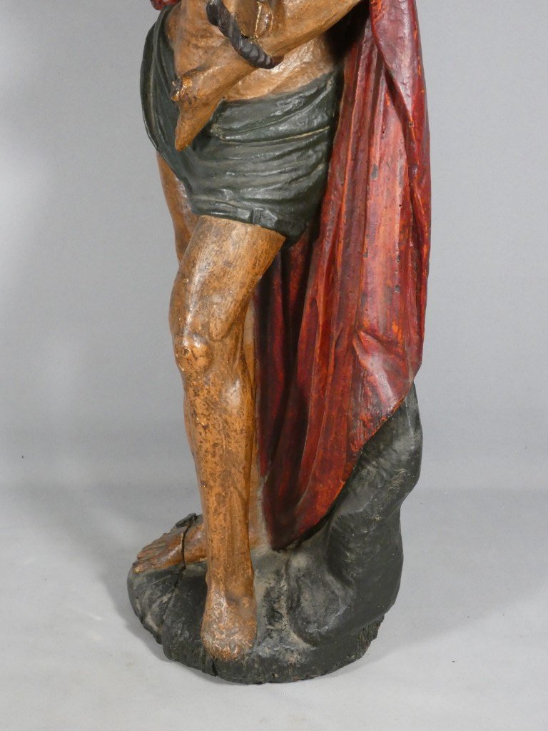 Christ aux outrages, dit Ecce Homo, en bois sculpté et polychromé – vers 1600-photo-2