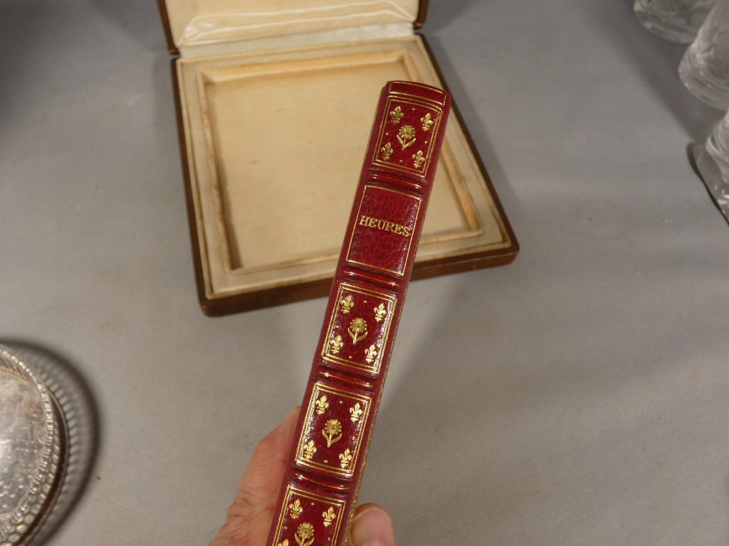 Livre de prières néogothique entièrement manuscrit et enluminé – E. & A. Lesort – XIXᵉ siècle-photo-1