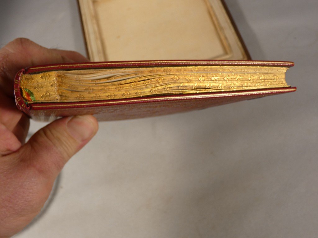 Livre de prières néogothique entièrement manuscrit et enluminé – E. & A. Lesort – XIXᵉ siècle-photo-7