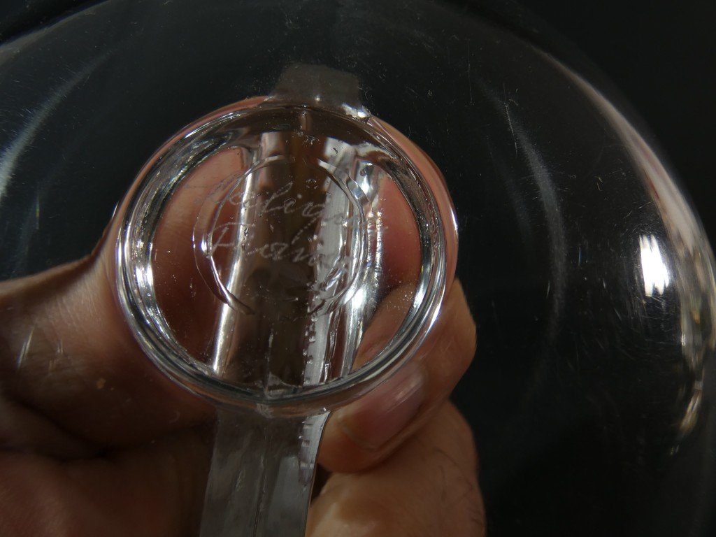 Lalique France, Crystal Ring Sizer Featuring A Three-masted Ship-photo-2