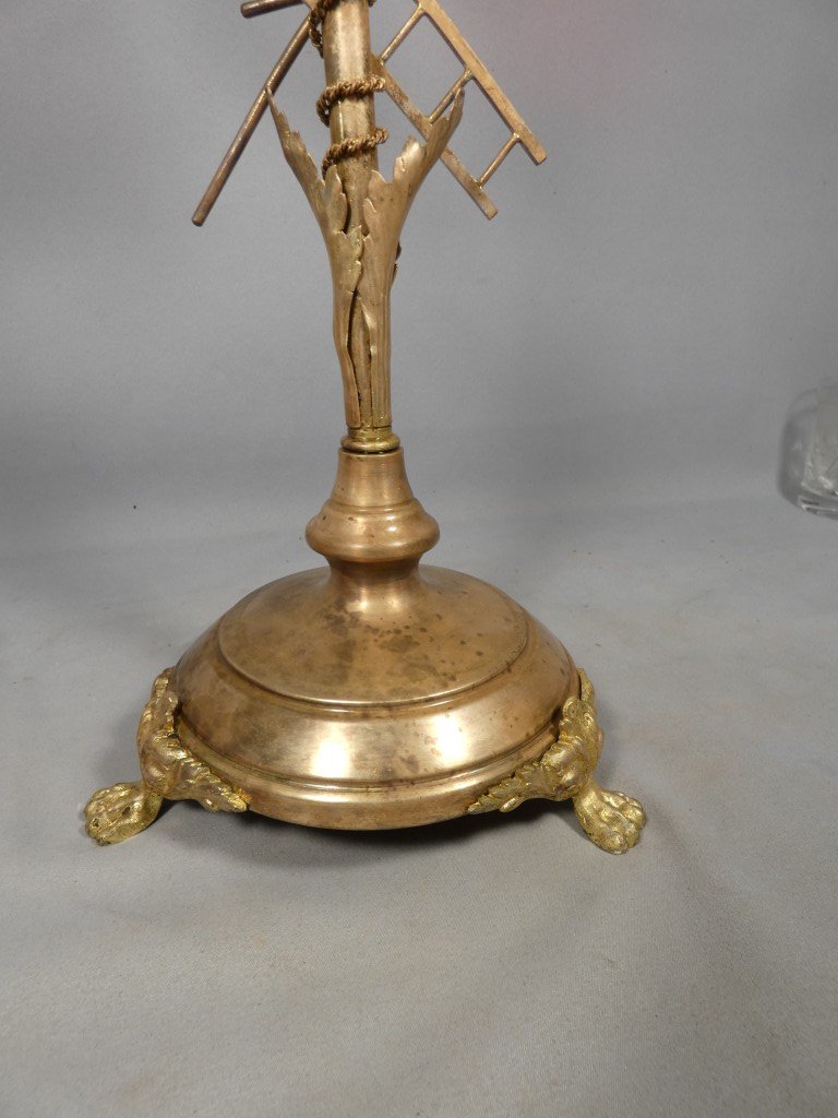 Important objet de dévotion au Sacré-Cœur et à la Passion du Christ – XIXᵉ siècle-photo-3