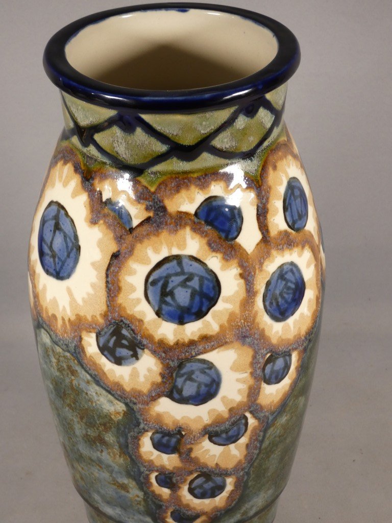 Vase Art déco en céramique émaillée, Sèvres, vers 1930-photo-2