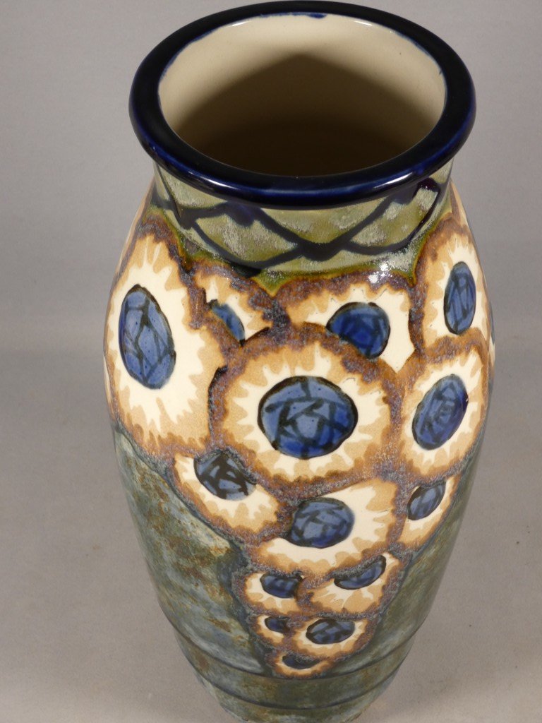 Vase Art déco en céramique émaillée, Sèvres, vers 1930-photo-4